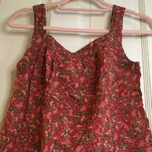**SOLD** Ann Taylor Floral Cotton Tank Top